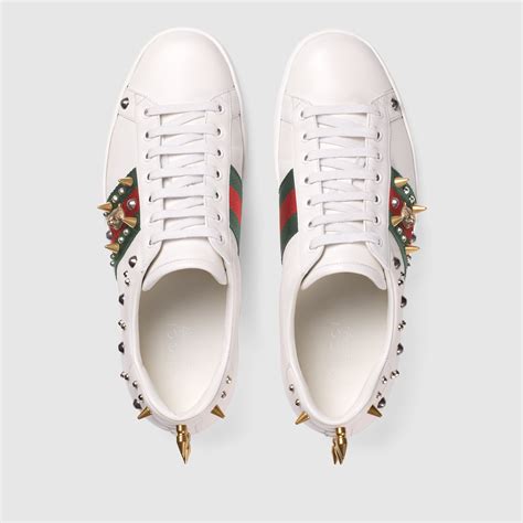 mens gucci studded sneakers|gucci original sneakers.